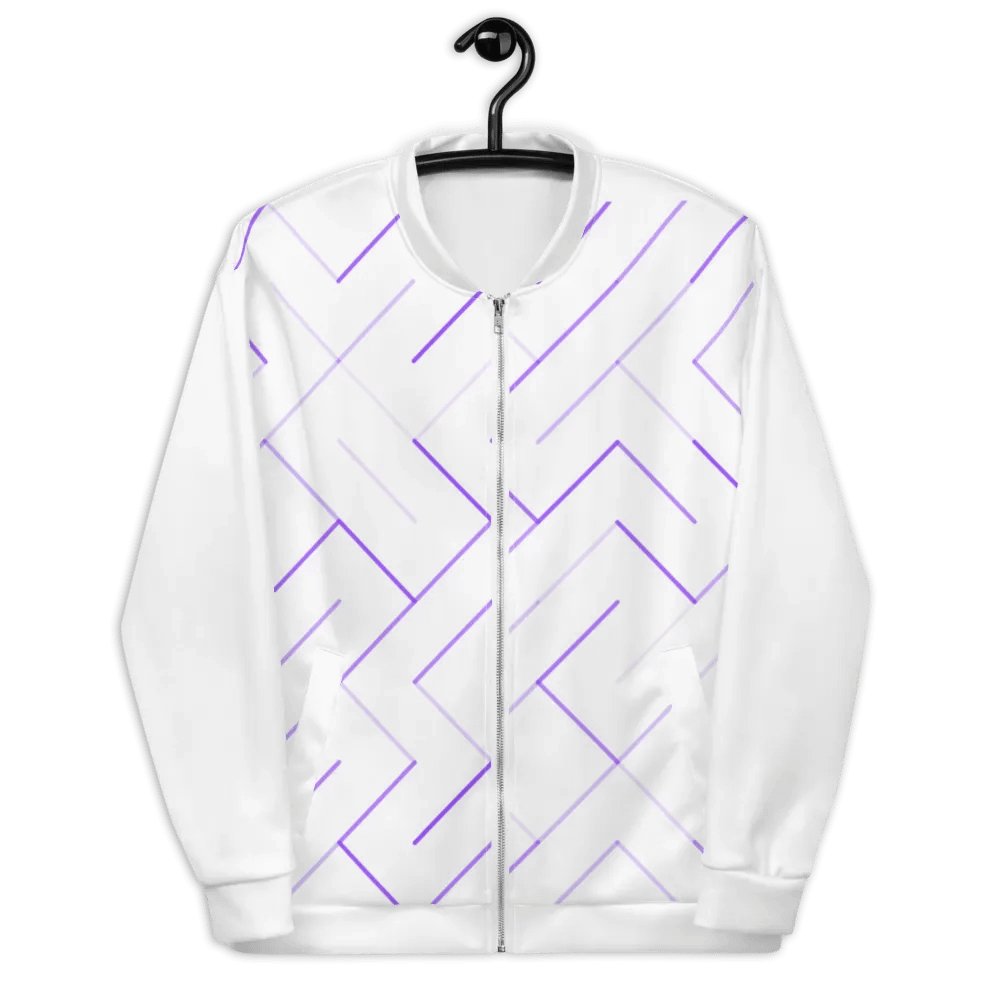Geometric Melange All-Over Bomber Jacket product image (4)
