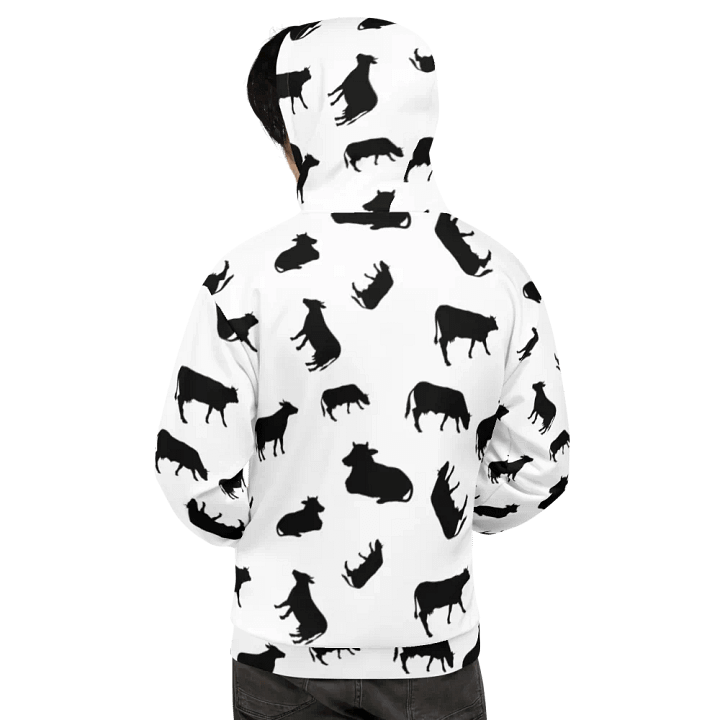 COW PATTERN UNISEX HOODIE product image (2)
