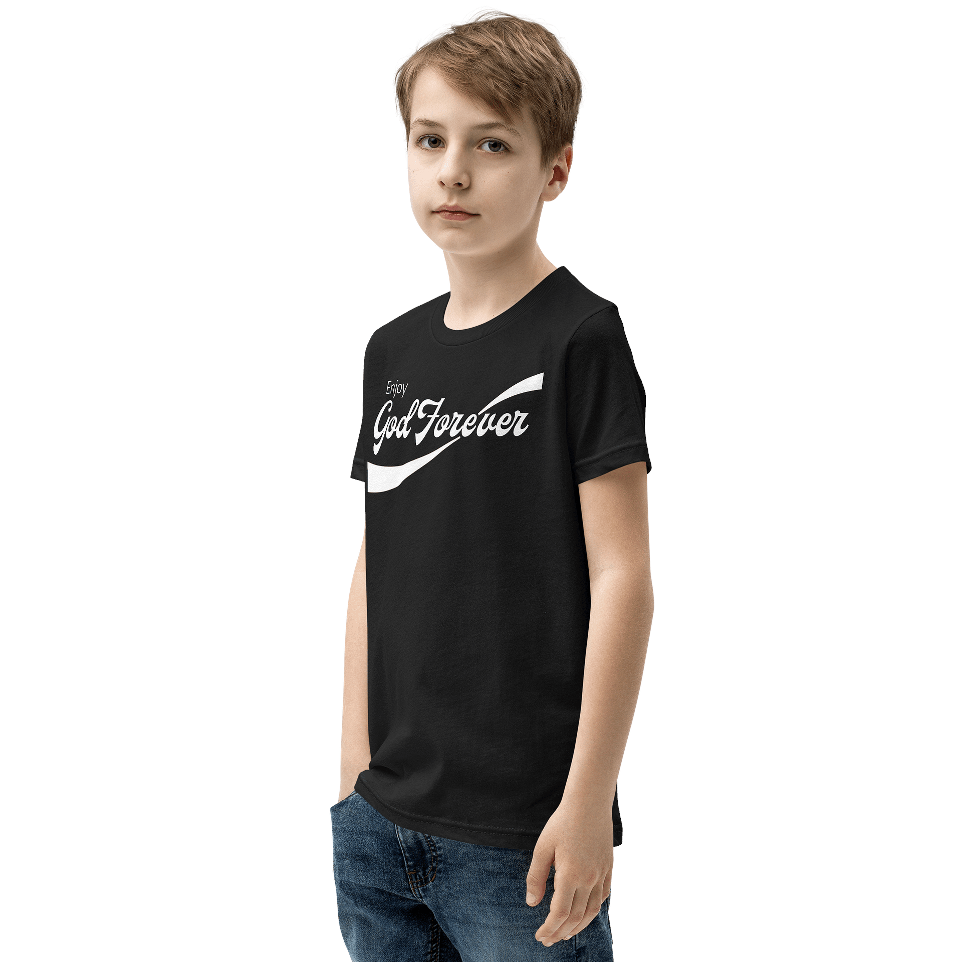 Enjoy God Forever (Youth Black) product image (3)