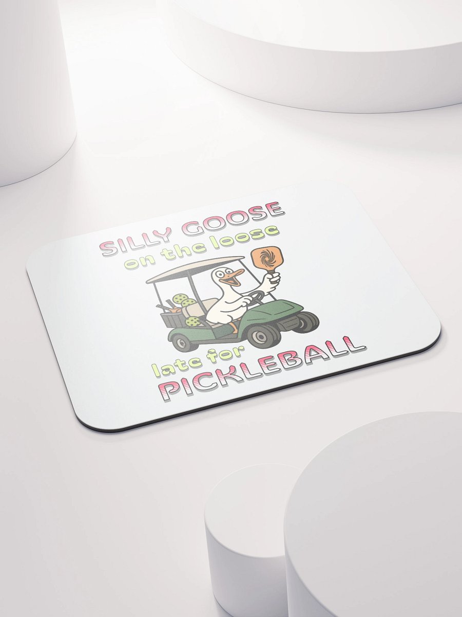 Silly Goose On The Loose Late For Pickleball Mouse Pad product image (4)
