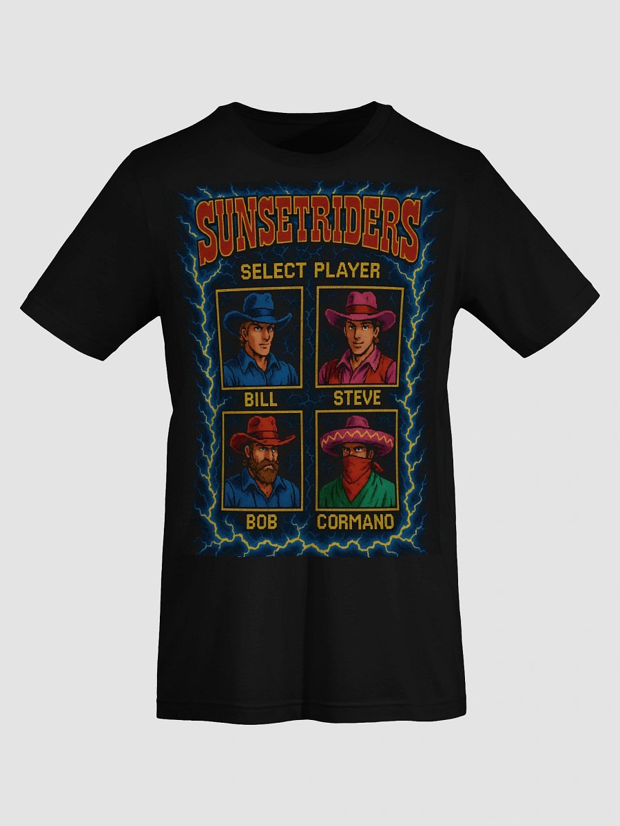 Sunset Riders Pixel Art T-Shirt product image (59)