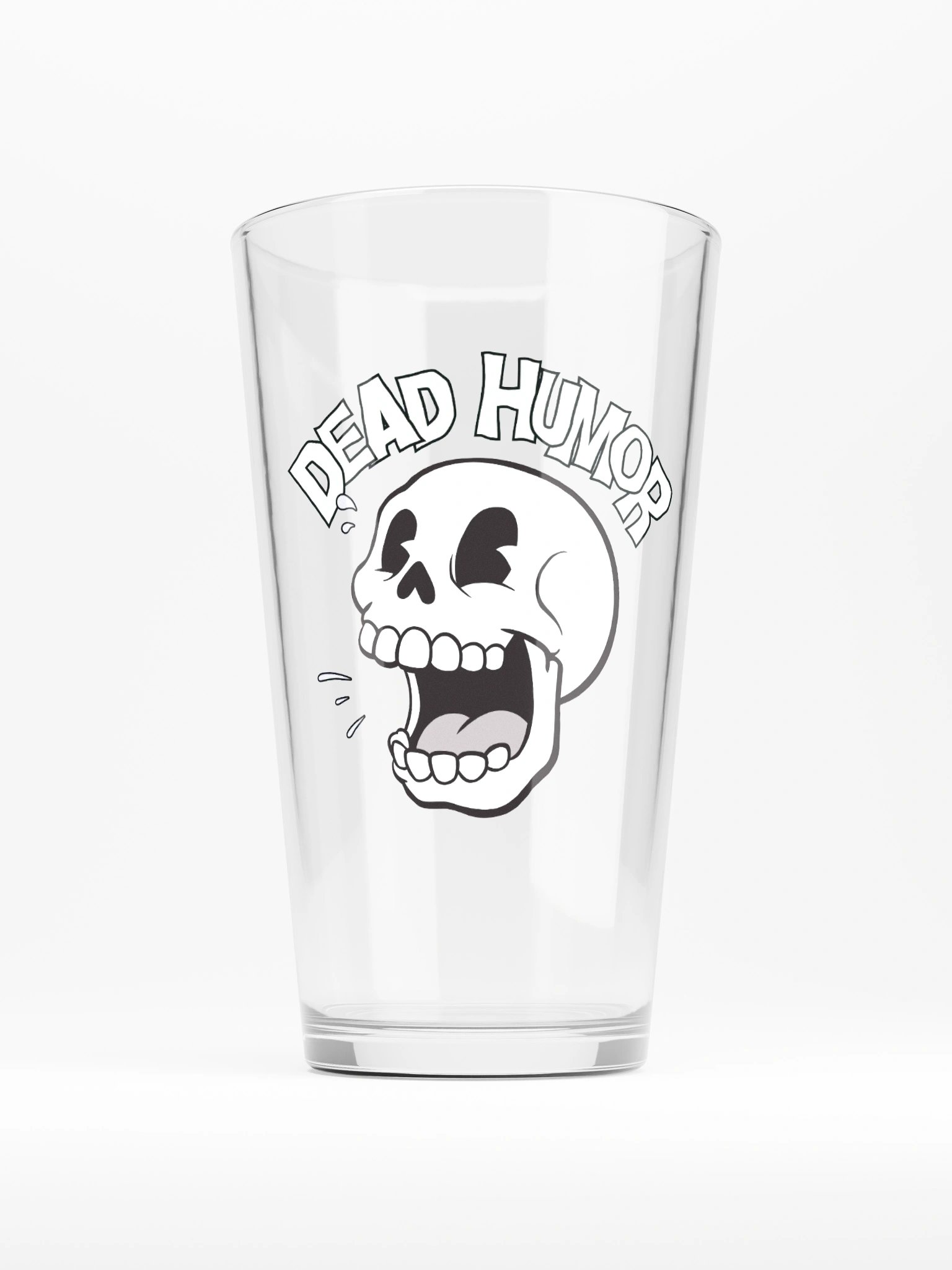 Laughing Skull Pint Glass product image (1)