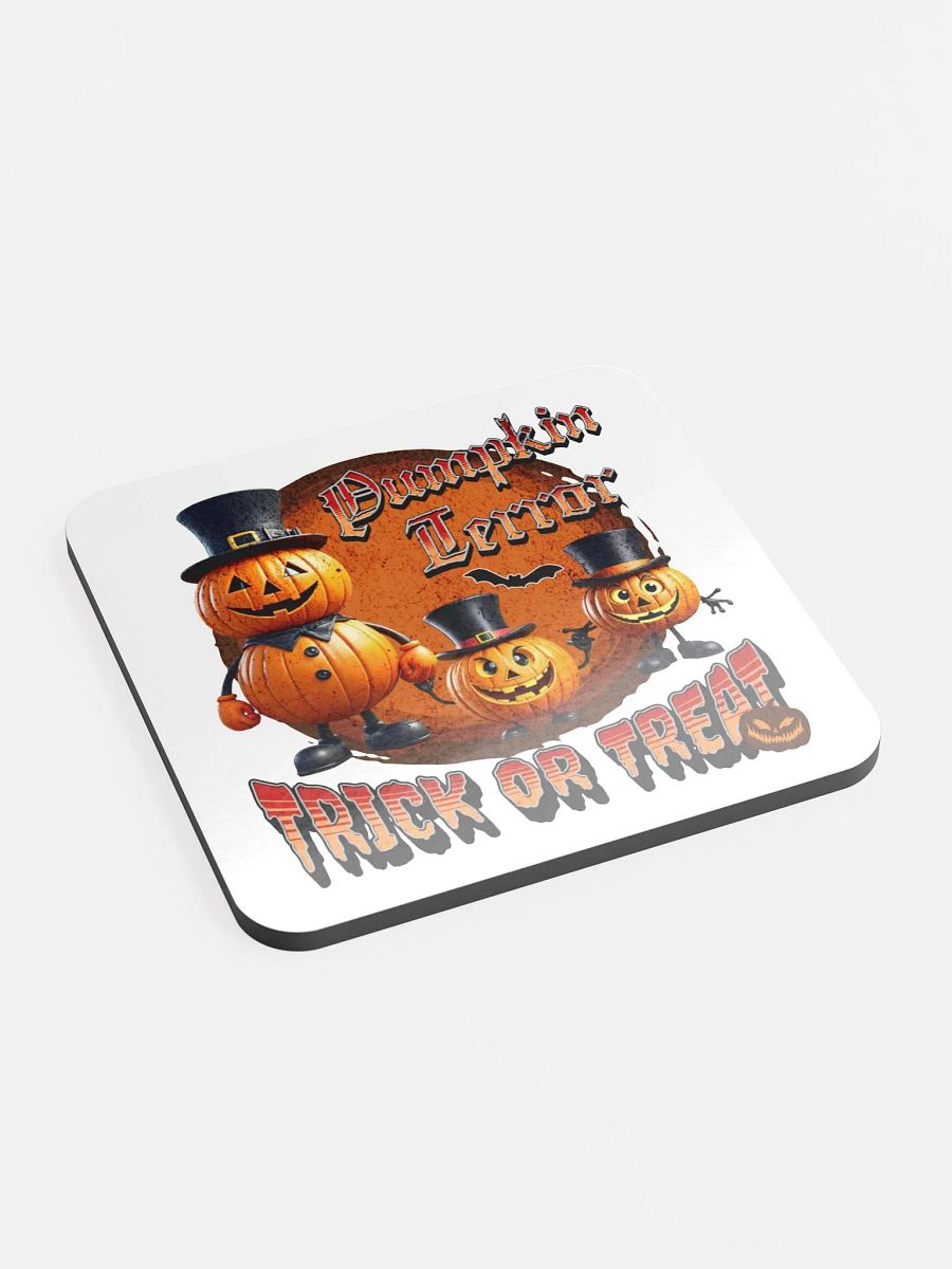 Pumpkin Terror Trick Or Treat Cork Coaster Set product image (2)