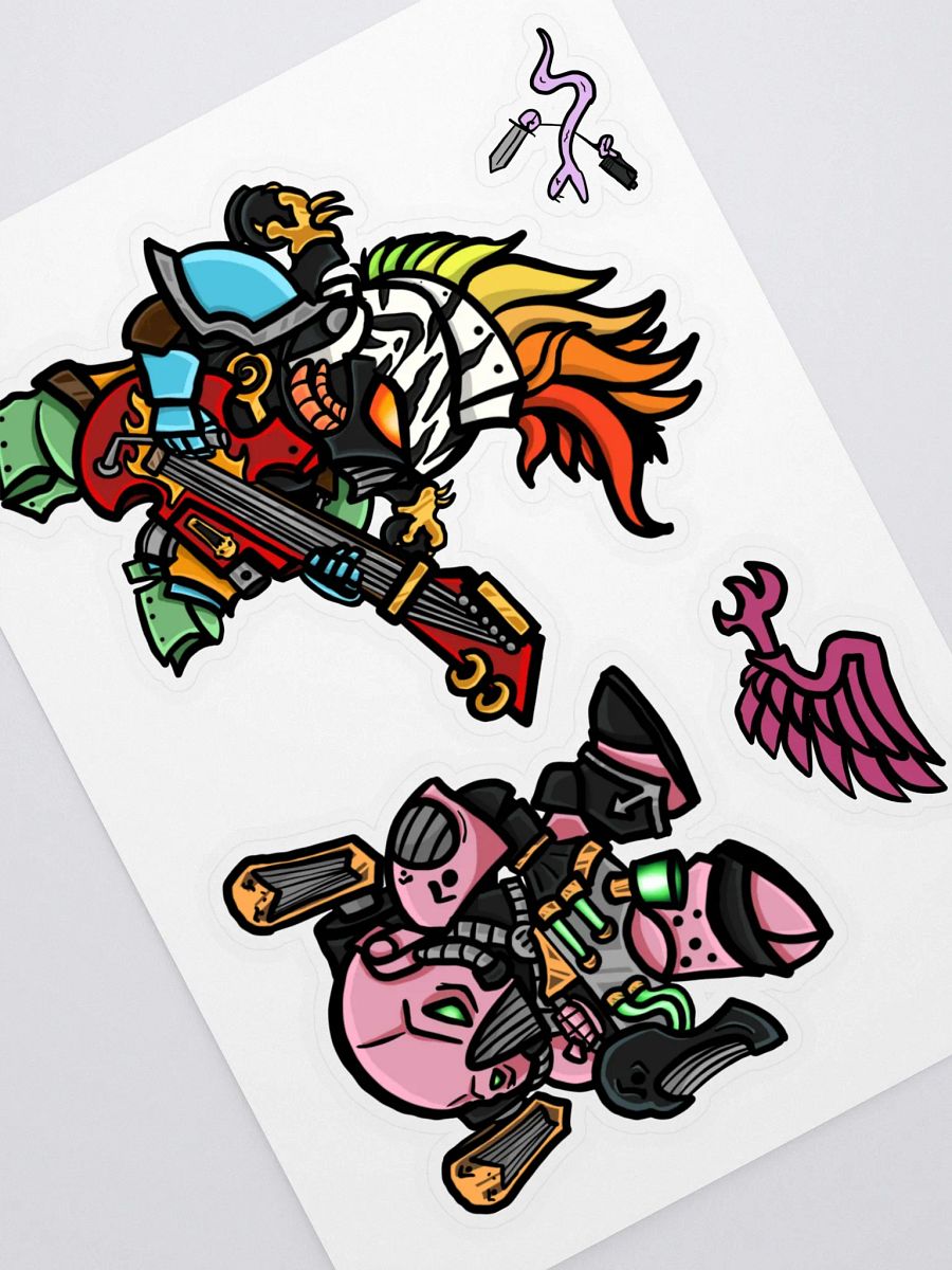 Loud Space Soldier Sticker Sheet product image (1)