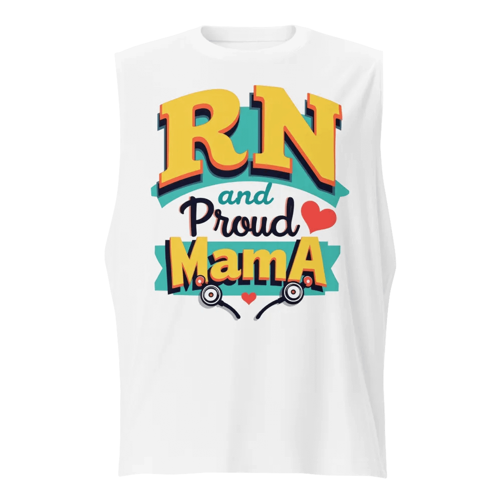 RN and Proud Mama Muscle Tank product image (1)