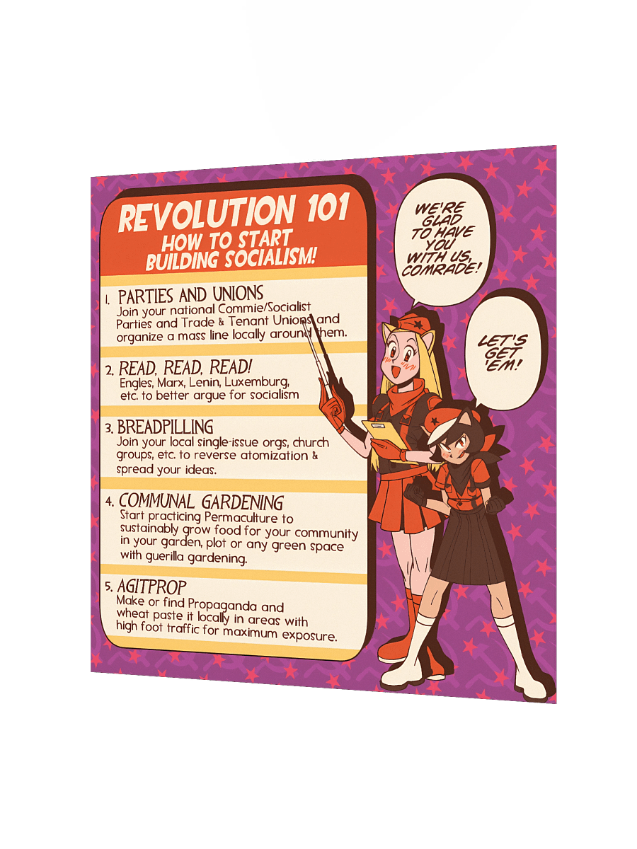 Alunya and Rodina - “Revolution 101” Poster product image (6)