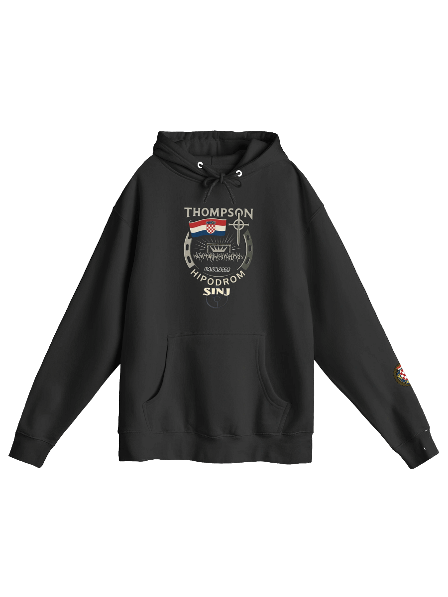 Croatian Flag Concert Hoodie Thompson Hipodrom product image (1)