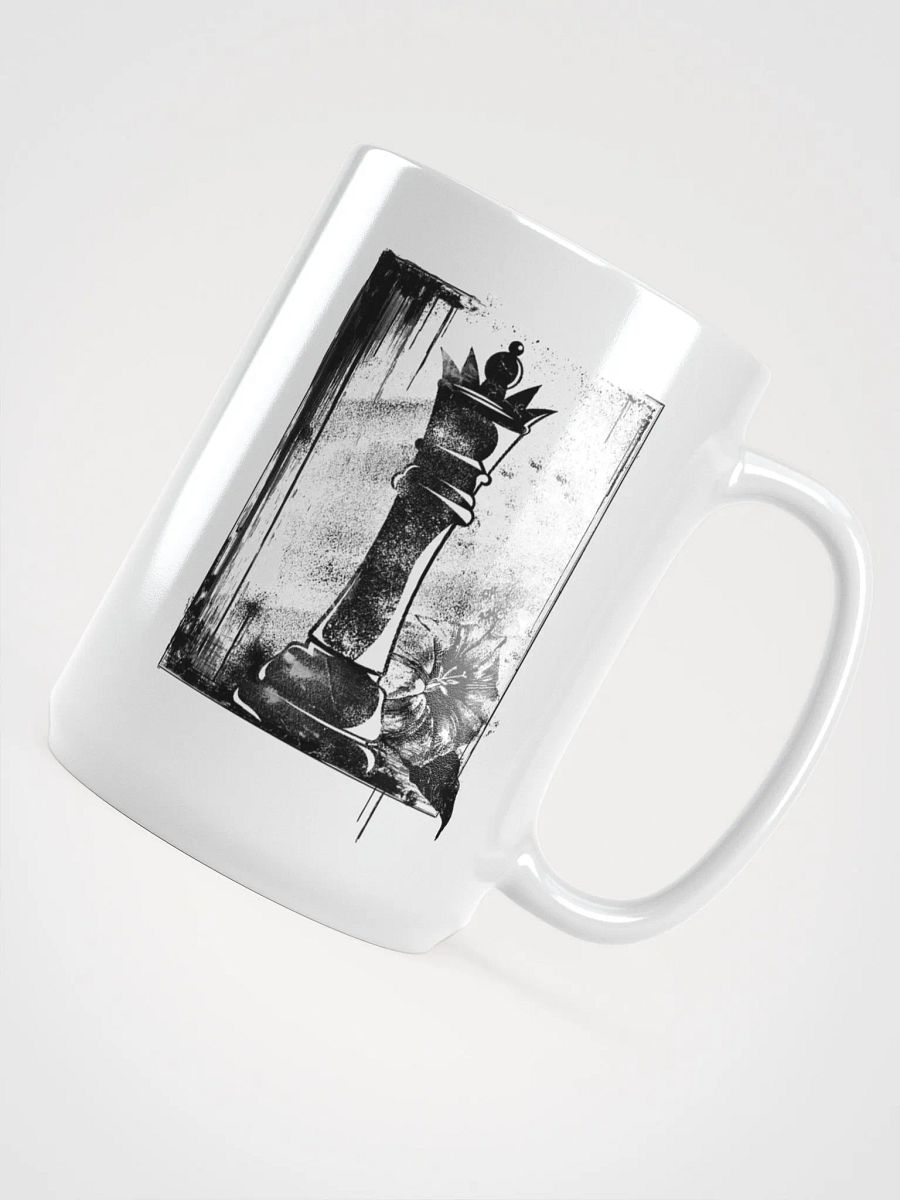 Grunge Chess: The Queen 15 oz. mug product image (5)