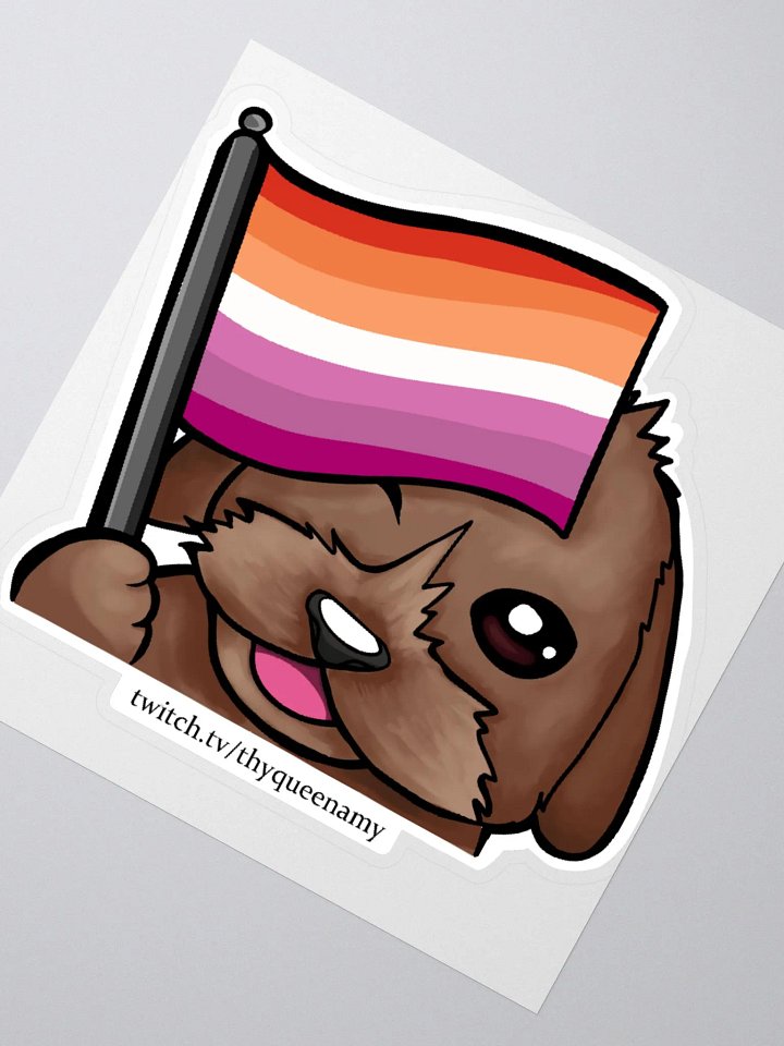 Lesbian Pride Pablo Sticker product image (2)