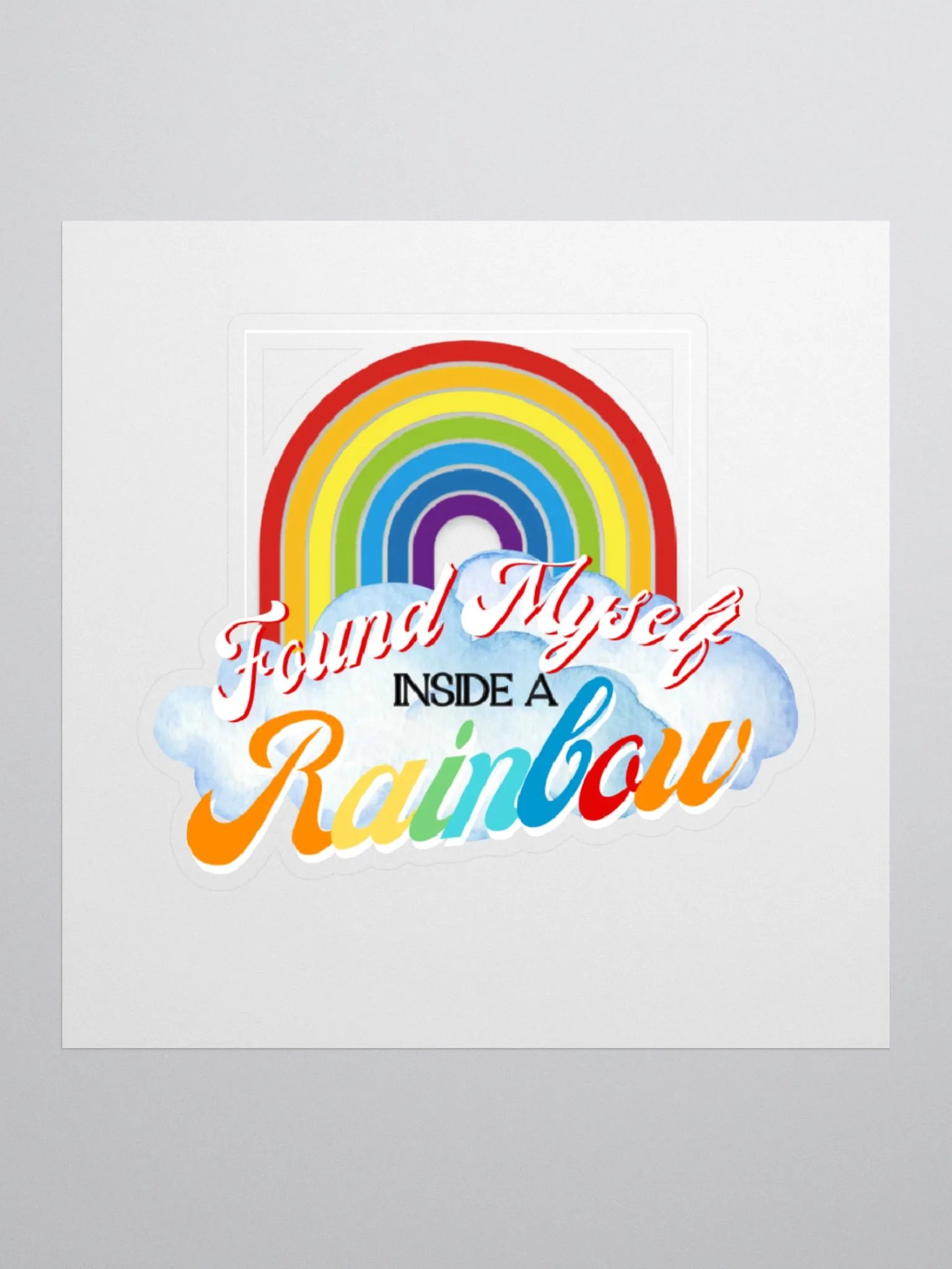 Rainbow Dreams Kiss Cut Stickers product image (1)