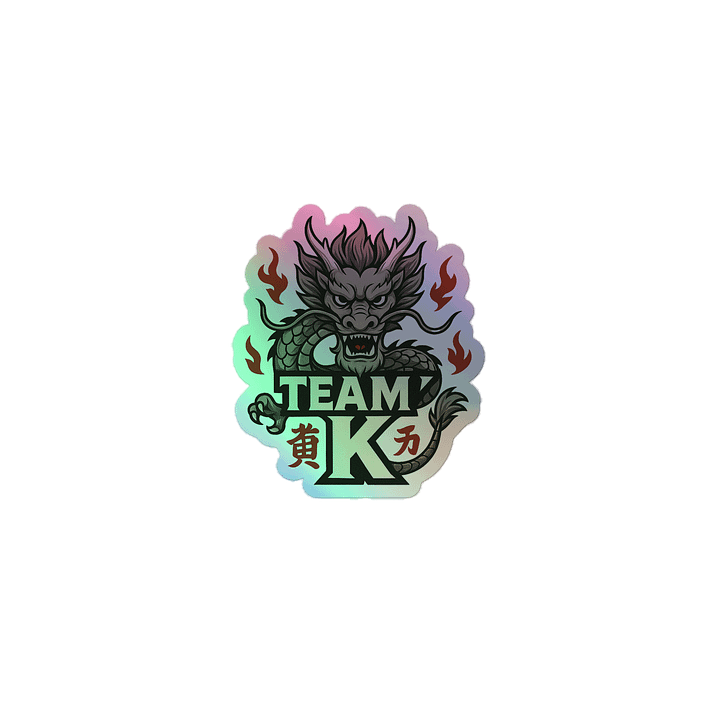 Team K China HOLOGRAPHIC" STICKERS product image (1)