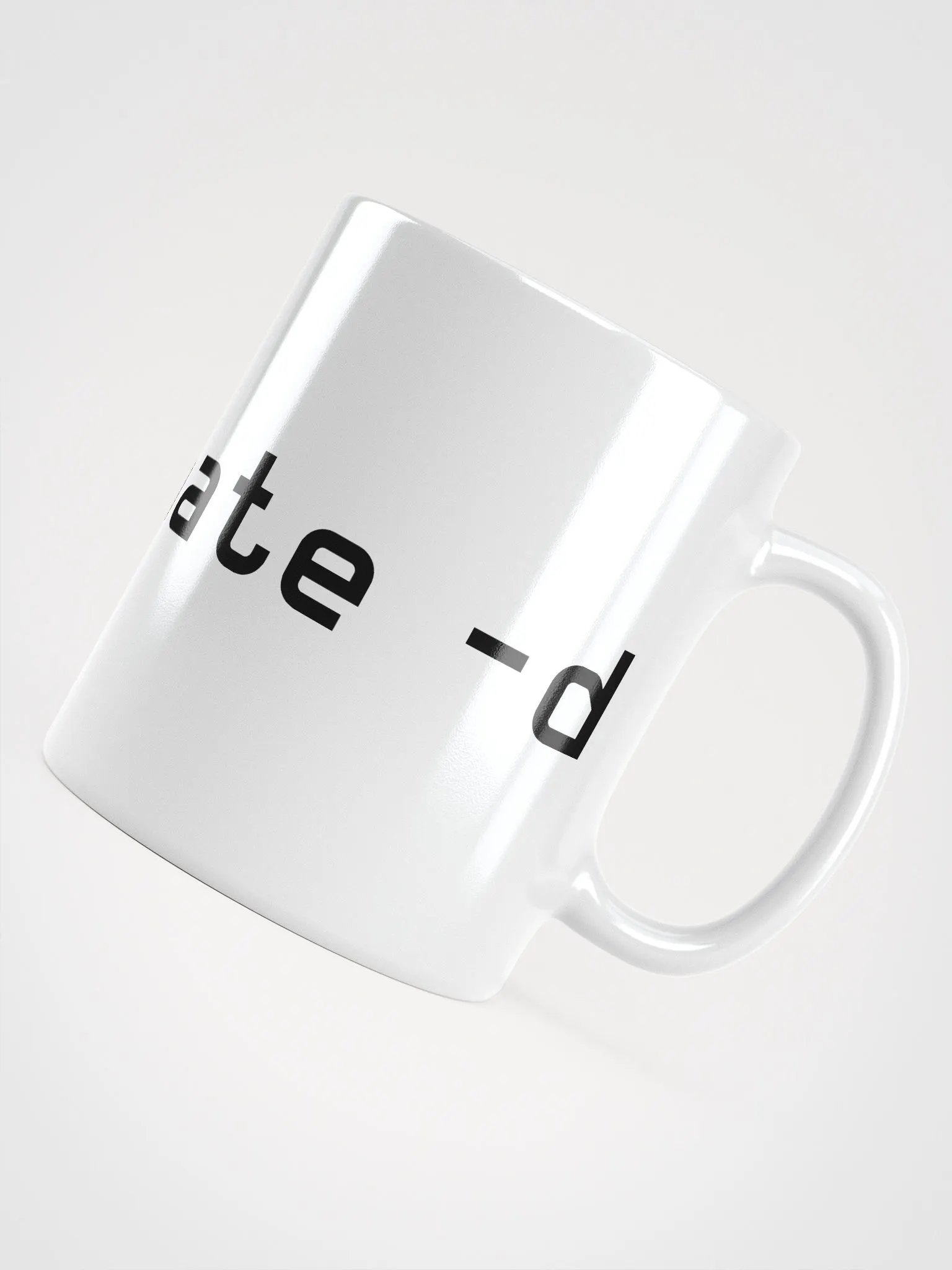 caffeinate -d mug - 100% ceramic product image (4)