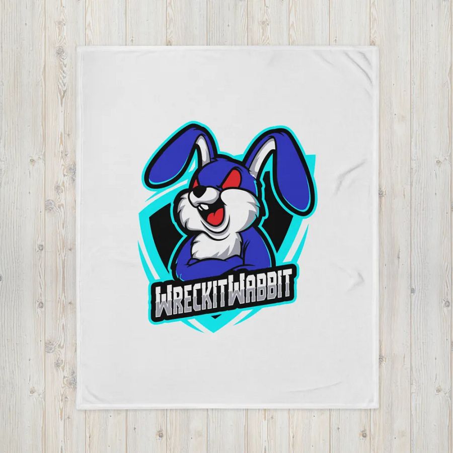 WreckitWabbit Throw Blanket product image (4)