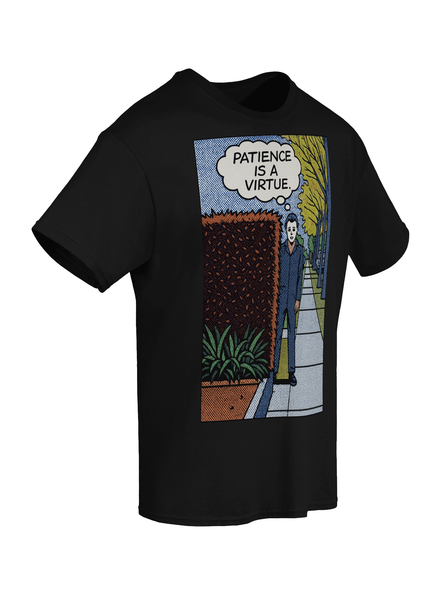 Halloween inspired Patience Is A Virtue Tee product image (93)