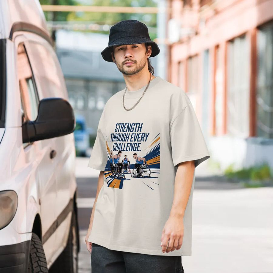 Wheelchair Basketball Strength Tee product image (6)