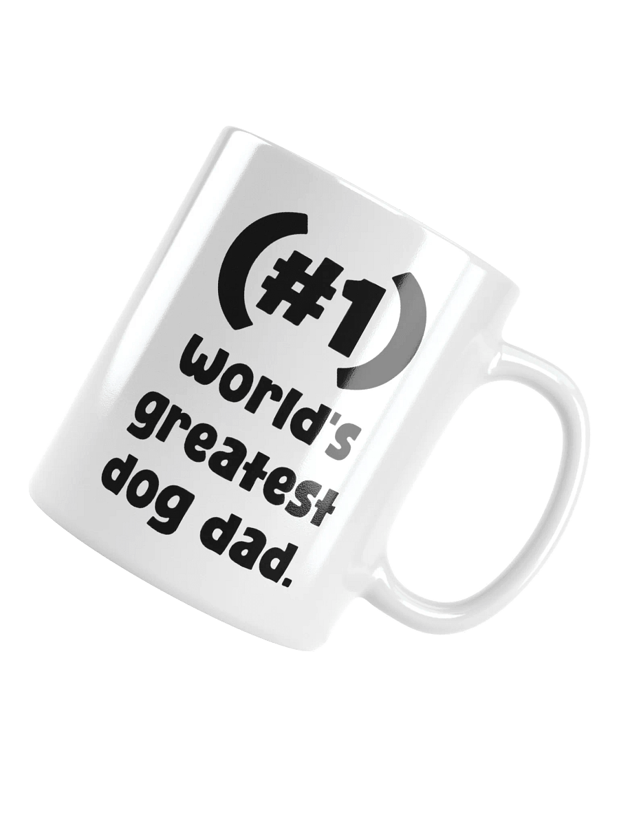 #1 World's Greatest Dog Dad Mug For Dog Dads product image (1)