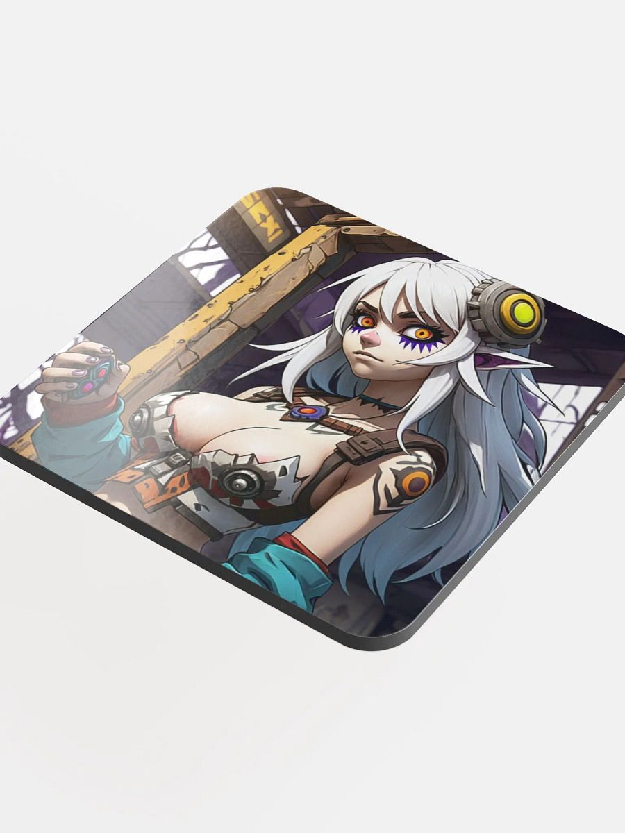 Futuristic Anime Coaster: Cyber-Style Elegance product image (4)