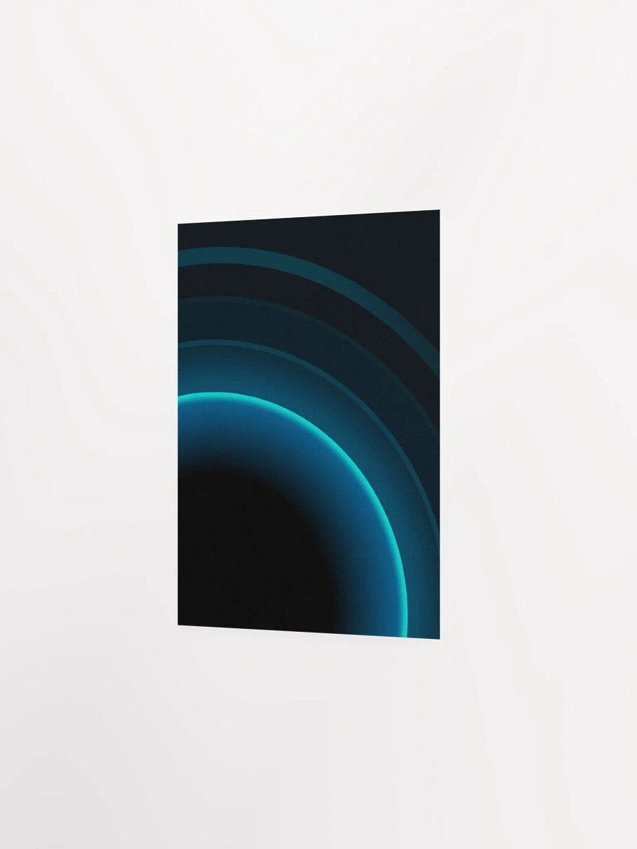 Cyan Pulse Poster product image (47)