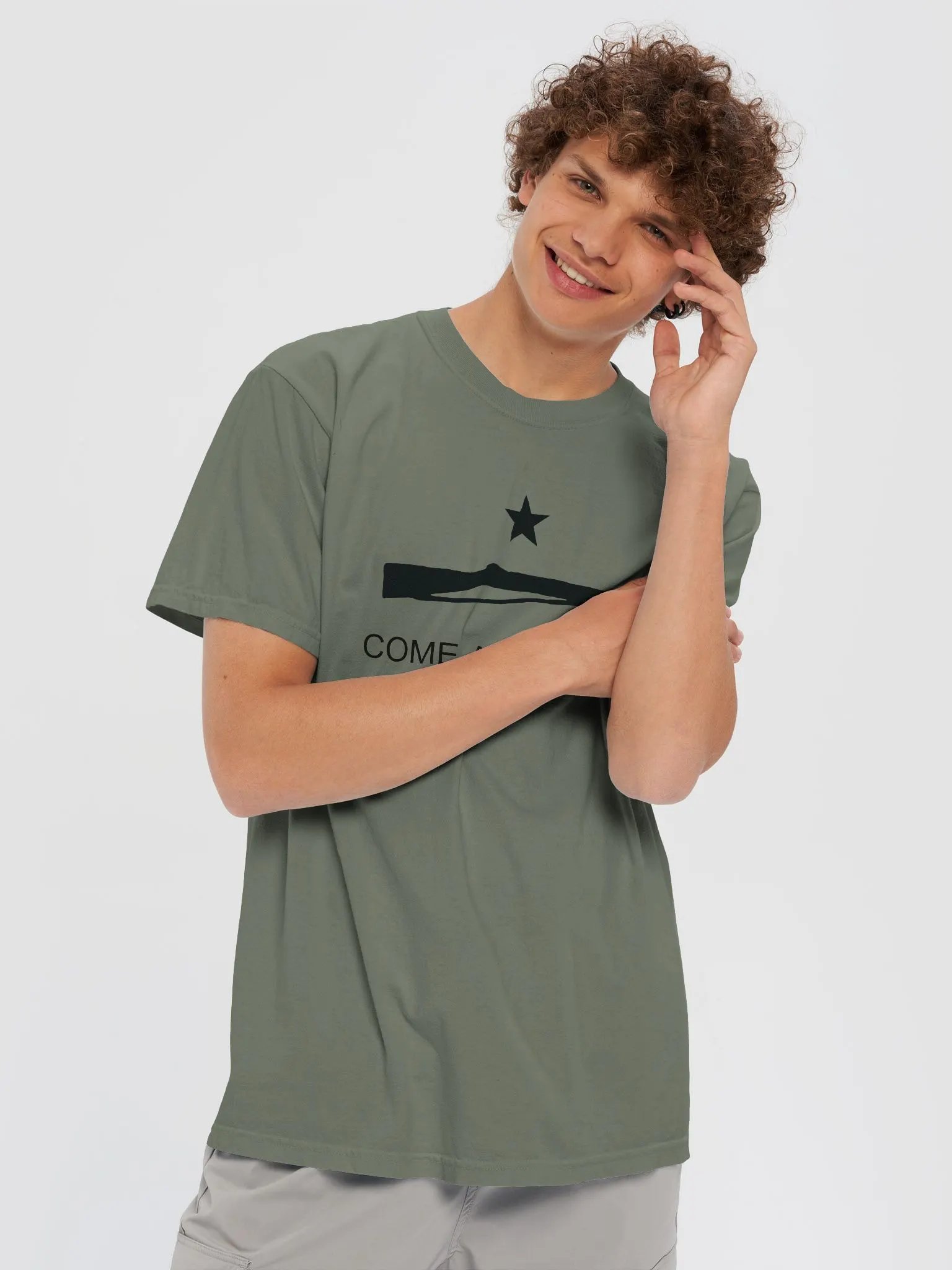 Come and Take It Black Graphic T-Shirt product image (5)