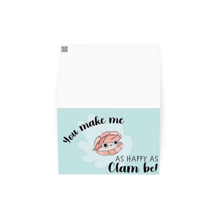 Happy as a Clam Greeting Card product image (2)