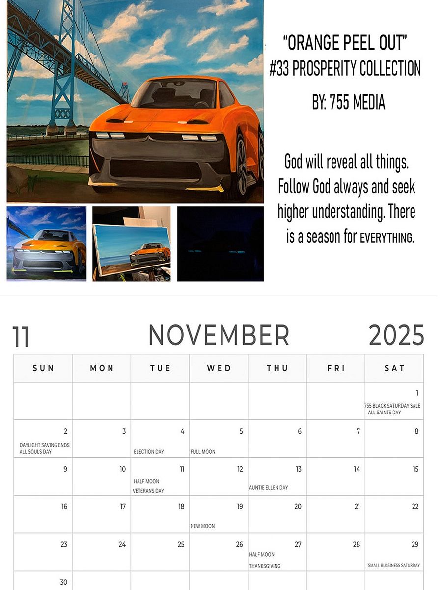WE THRIVE IN 2025 CALENDAR product image (4)