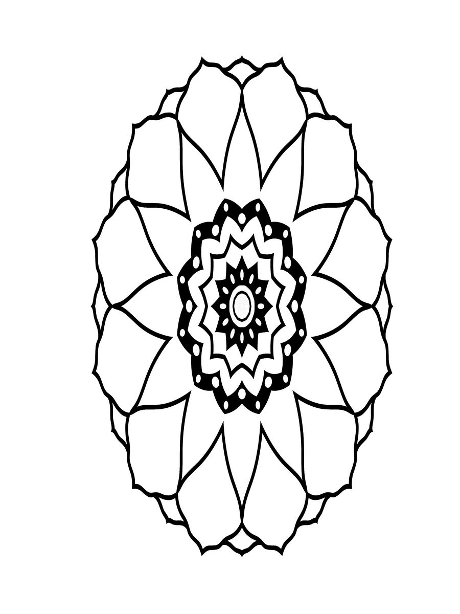 Fun with Mandalas,100 Great Coloring Pages, An Adult Coloring Book: Mandala Coloring Book for Adults Relaxation and Stress Relief, Amazing Big Patterns product image (9)