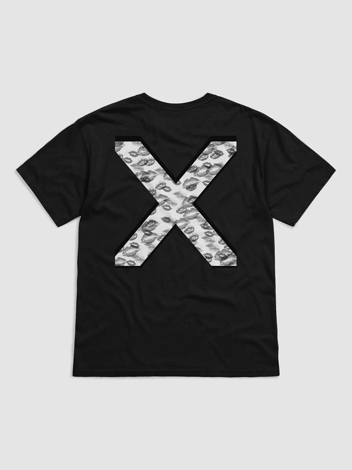 White X Black Lipstick Kisses Shirt product image (27)