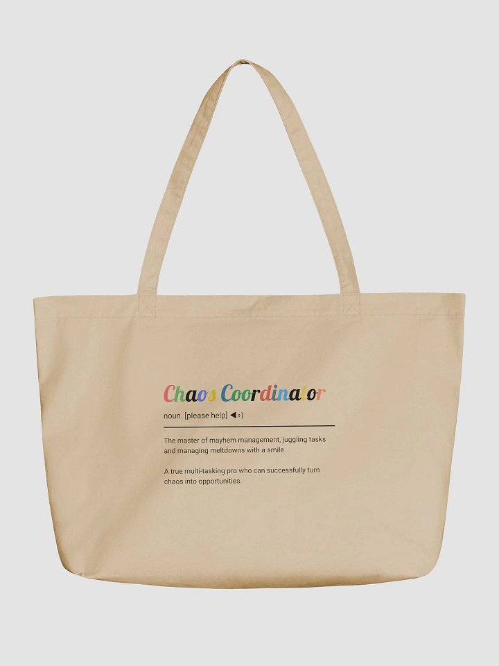 Chaos Coordinator Eco Tote product image (1)