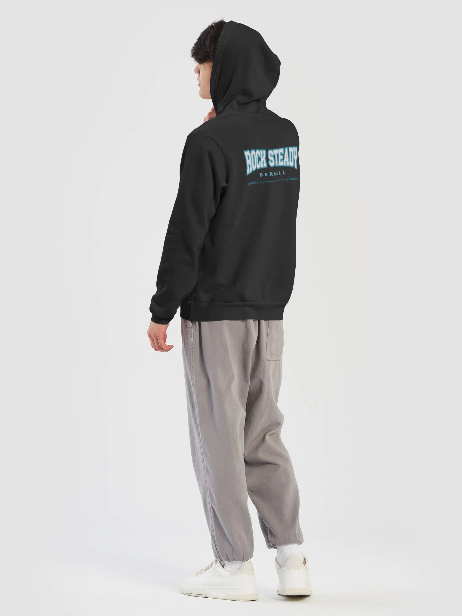 Rock Steady Barbell Bella Canvas Hoodie product image (30)