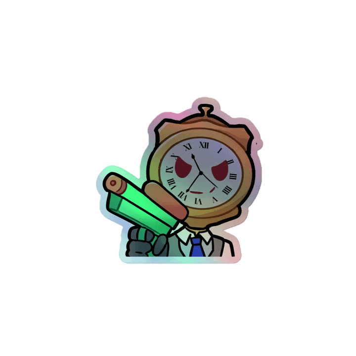 TimeWatergun Holo Sticker product image (1)