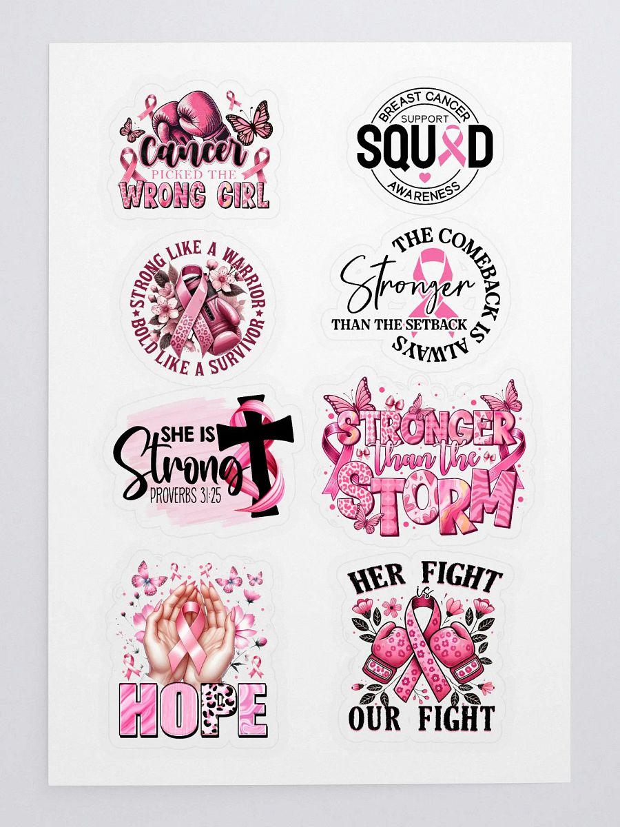 Cancer Sticker Sheet product image (3)