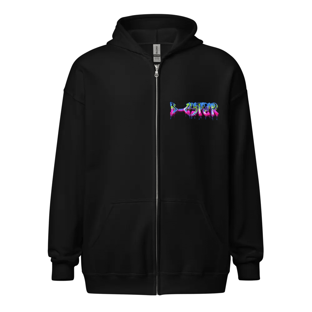 D-cyfer Logo Graffiti Zip Hoodie product image (1)
