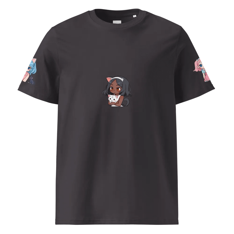 Chibi Cat Lover Organic Cotton Tee product image (5)