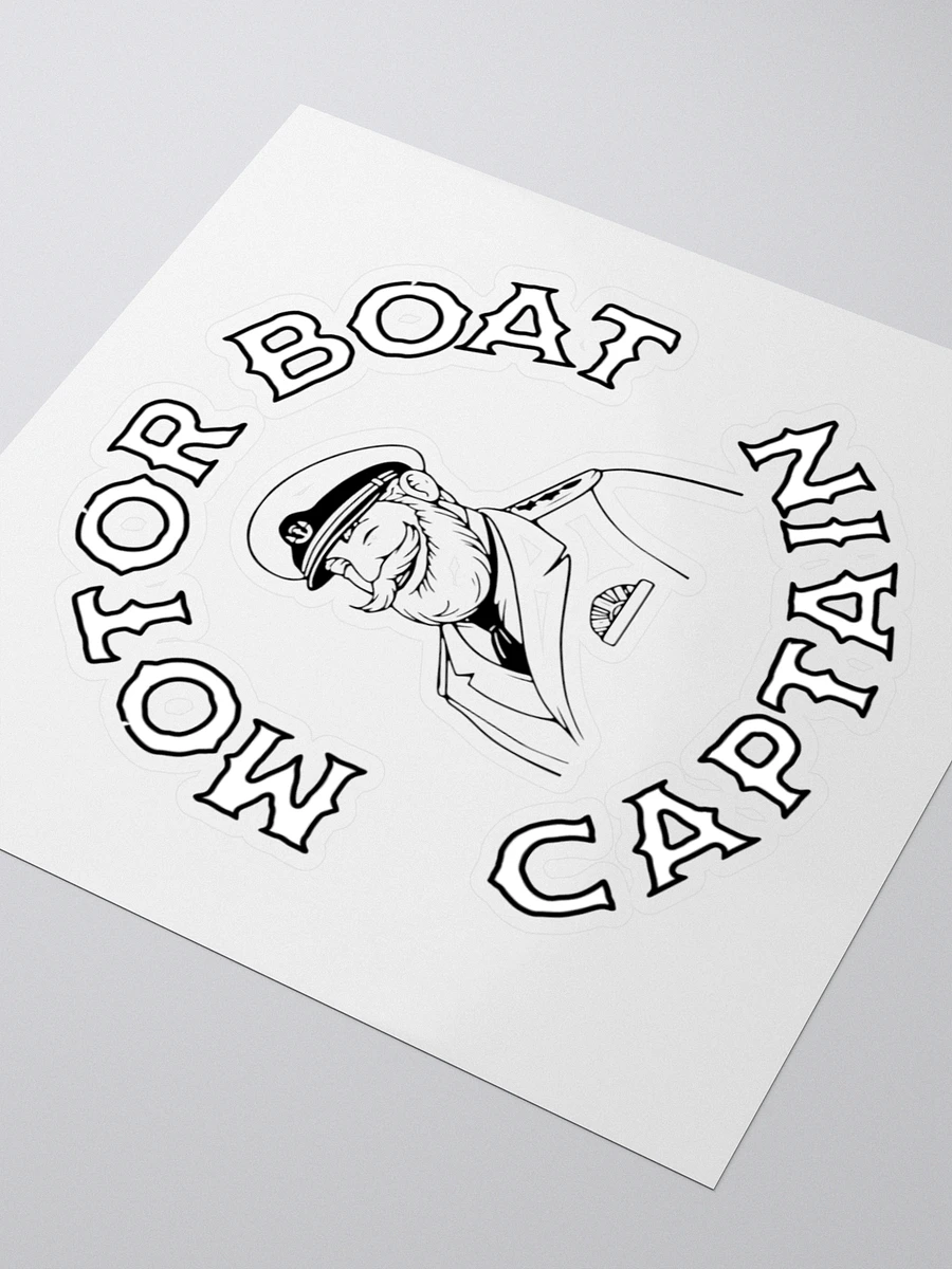 Motor Boat Captain Kiss Cut Stickers product image (3)