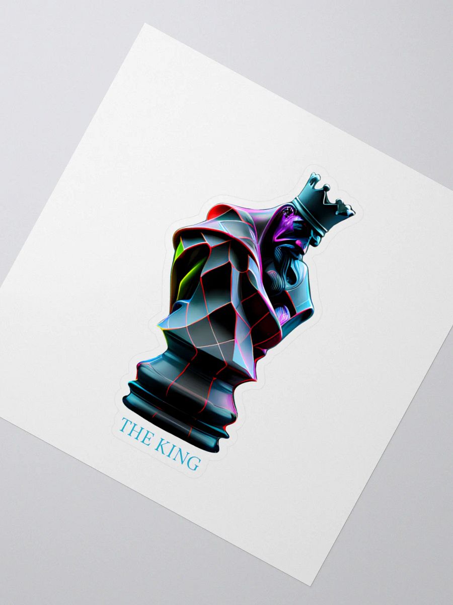 Regal King Chess Piece Sticker product image (2)