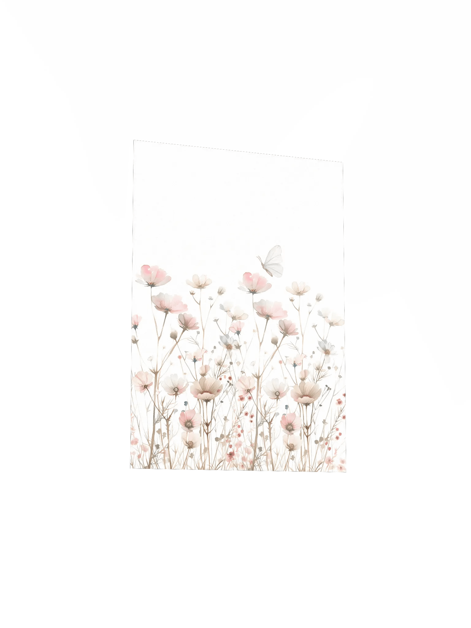 Watercolor Pink Wildflower Meadow product image (4)
