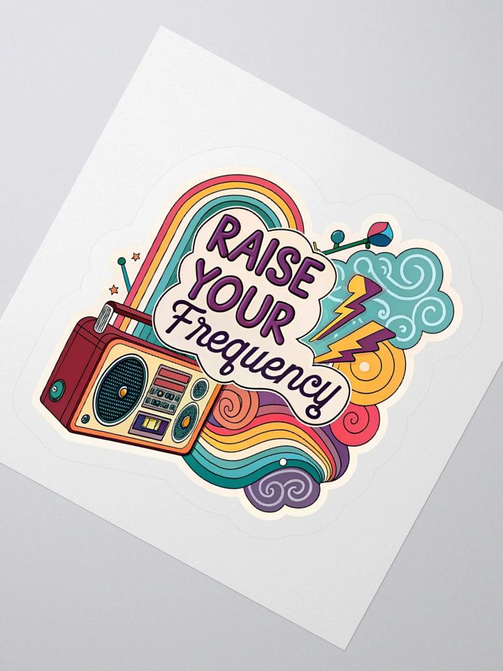 Raise Your Frequency Psychedelic Stickers product image (5)