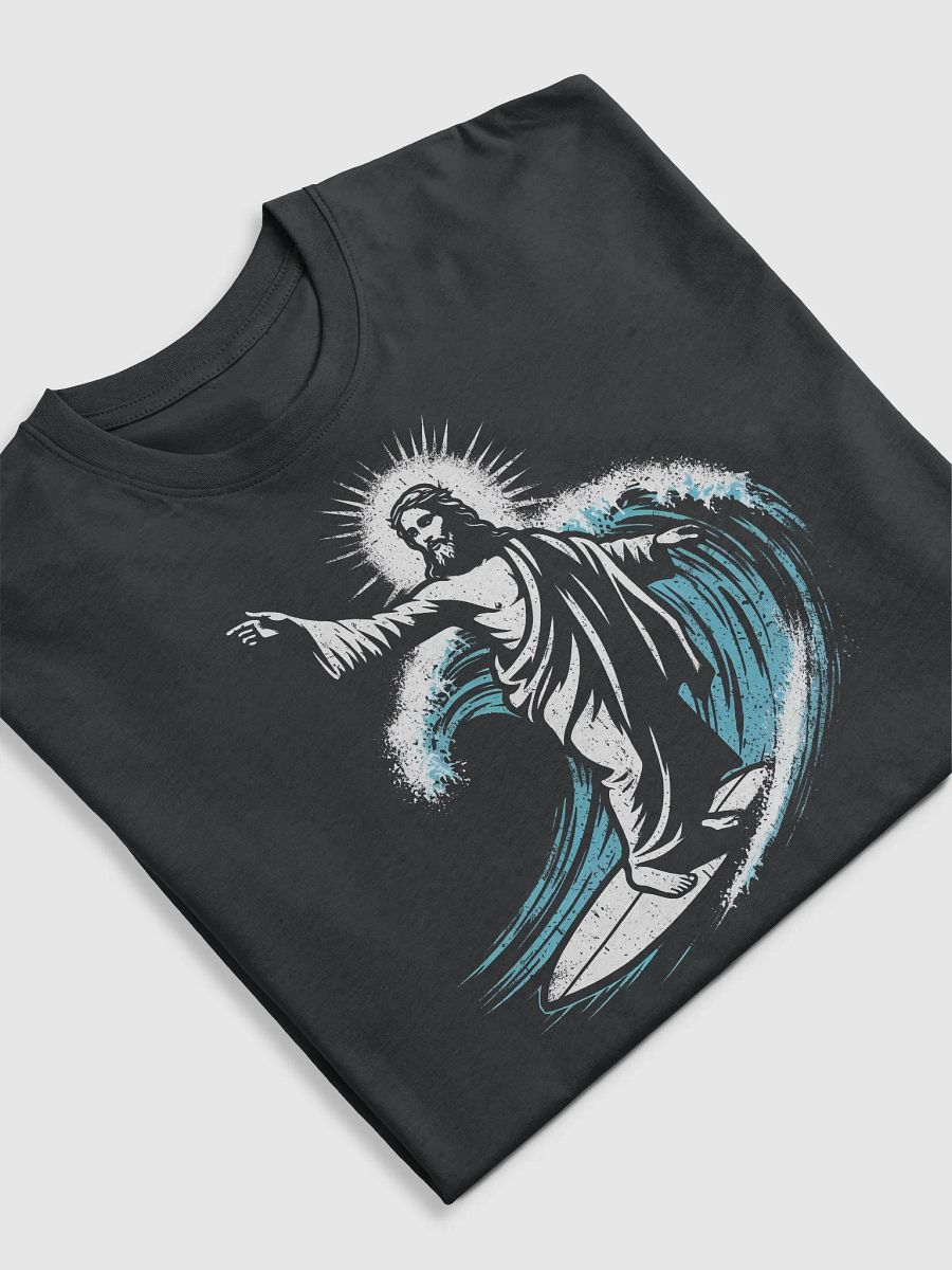 Rising Wave Surfer Jesus Mens Tee product image (5)