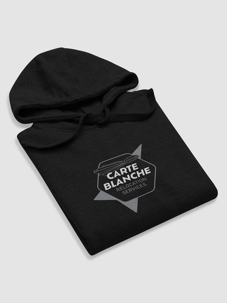 Carte Blanche Relocation Services Hoodie (Black w/Big Logo) product image (5)