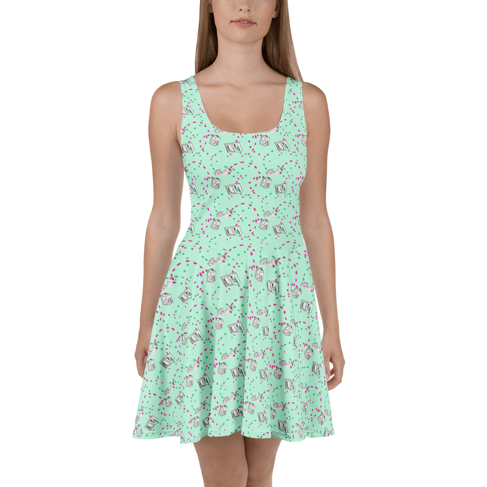 Chic I'm Medicated Pattern Skater Dress product image (2)