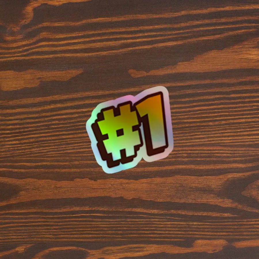 #1 Holographic Sticker product image (3)
