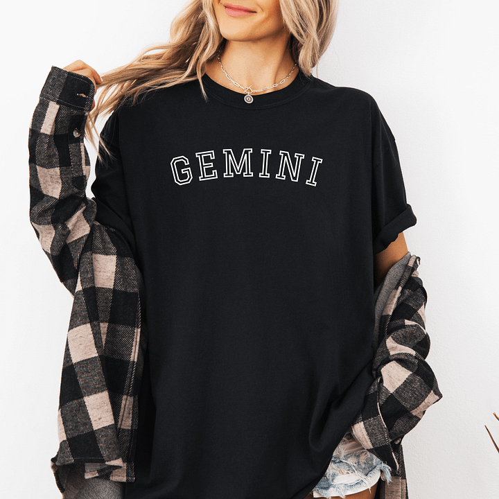 Gemini Zodiac Comfort Colors Shirt product image (1)