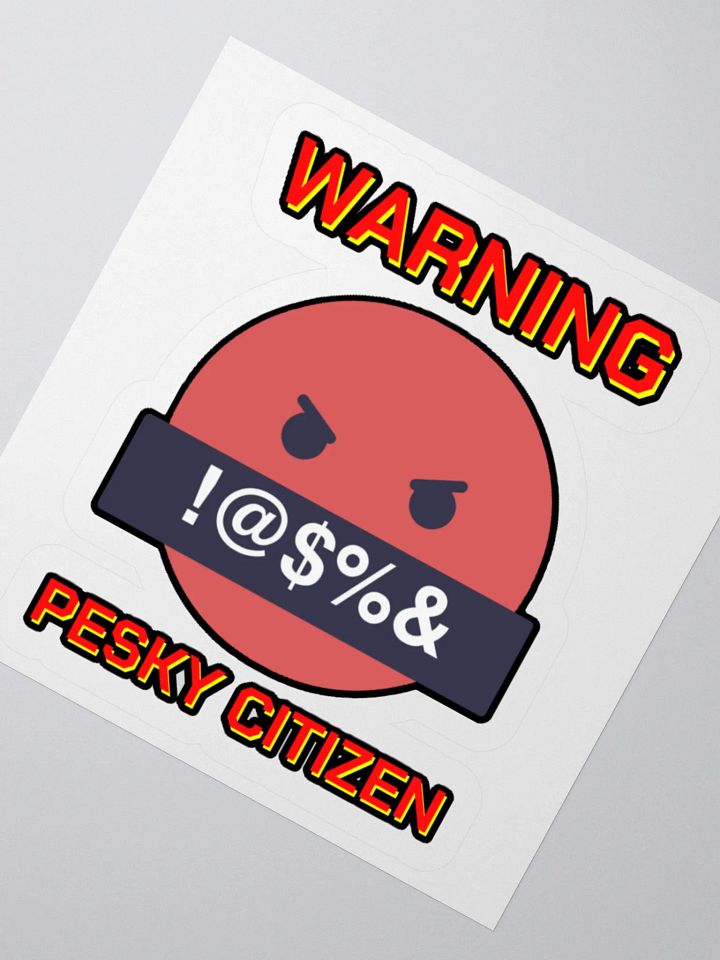 WARNING : PESKY CITIZEN product image (5)