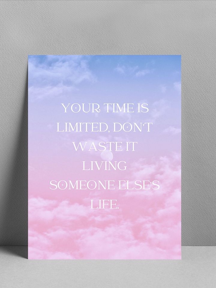 Live Your Life Motivational Poster product image (1)