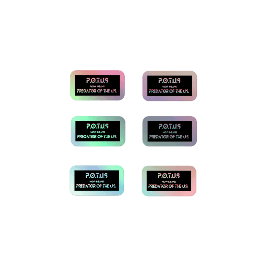 Resistors, What POTUS Now Means, Holo Sticker Pack product image (1)