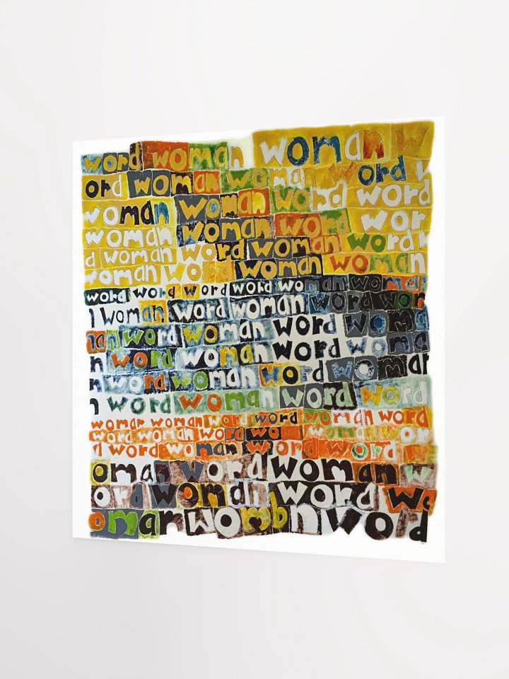 Word Woman Poster product image (4)