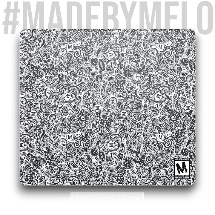 Dark Space Scribble - Gaming Mouse Pad | #MadeByMELO product image (1)