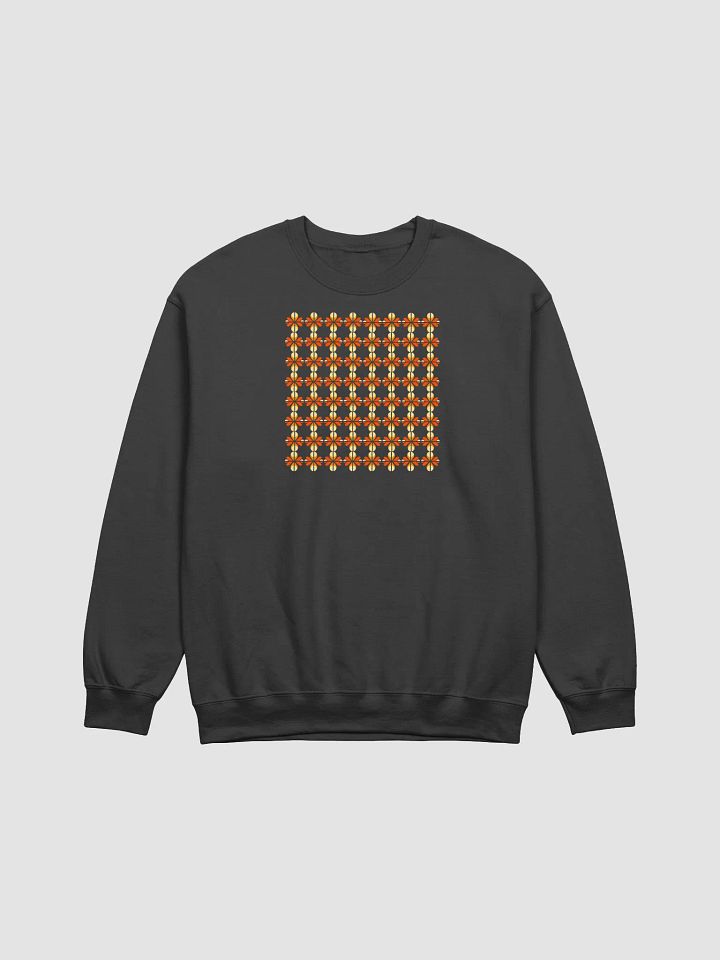 Geometric Floral Pattern Crewneck Sweatshirt product image (1)