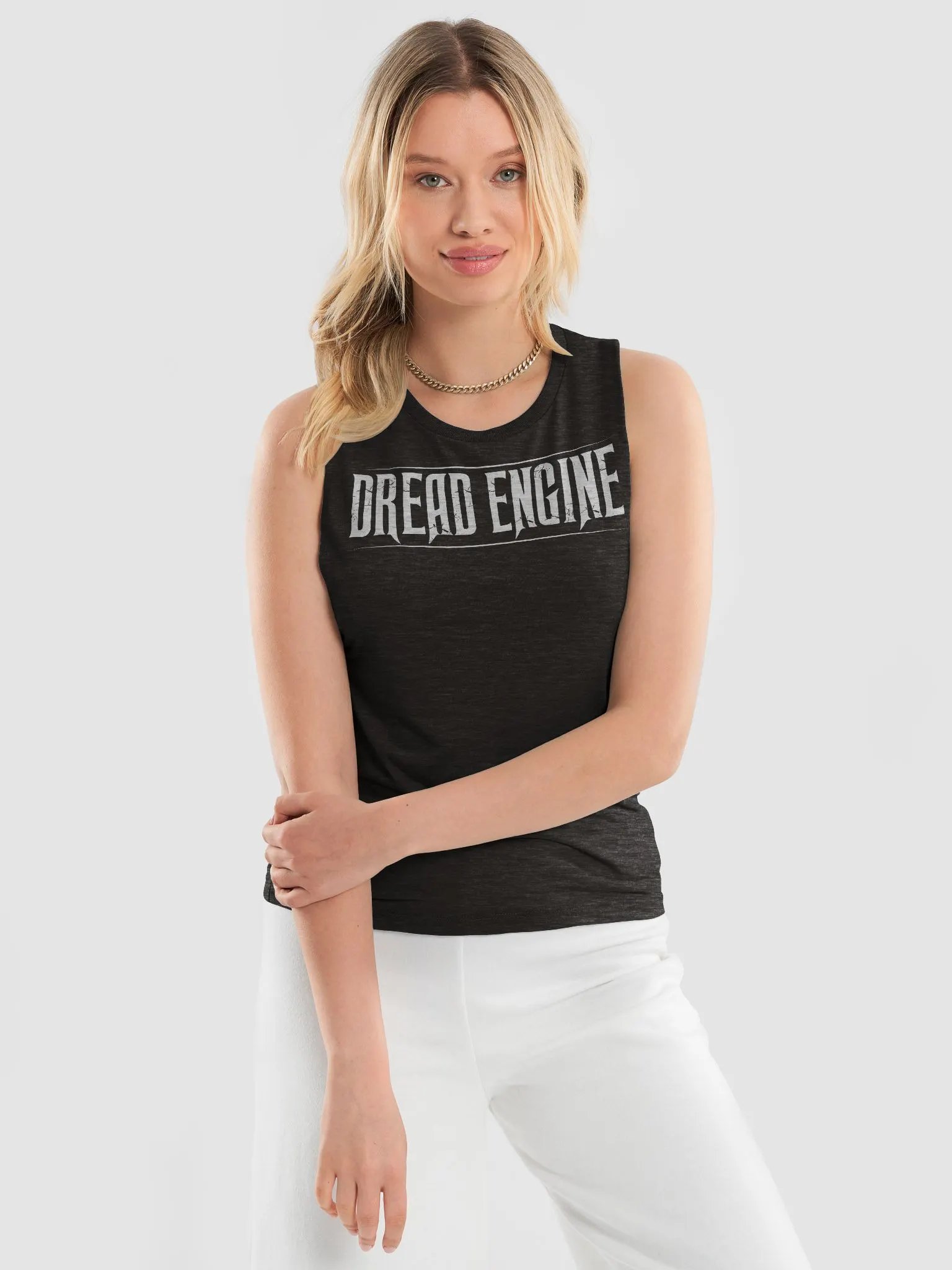 Women's Flowy Tank Black product image (3)