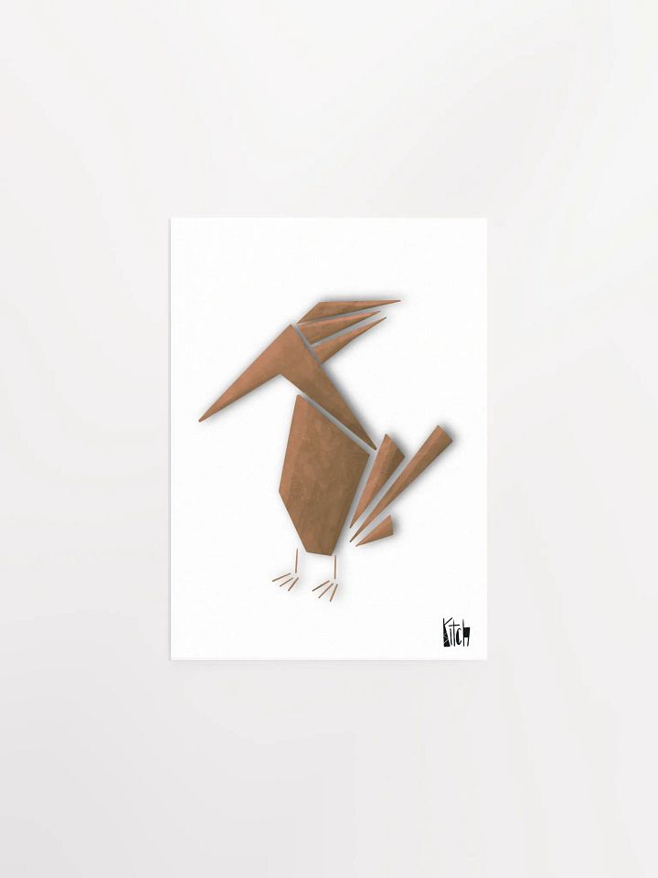 Geometric Roadrunner Art Print product image (1)